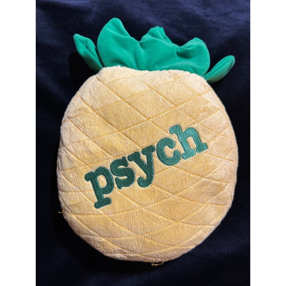 Psych. tv show Spot the Pineapple 12" Plush Toy Doll Pillow Cushion